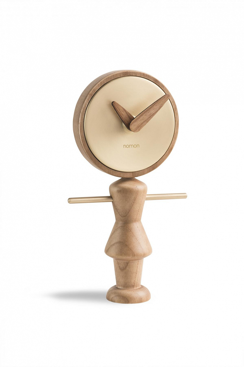 095288 Настольные часы Nena золотой-дуб Nomon Nene&Nena 