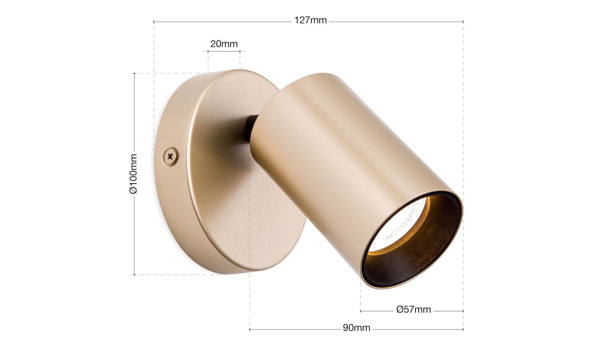 Регулируемый металлический настенный прожектор Orion Sean ARCH-00114795 - Вид №5