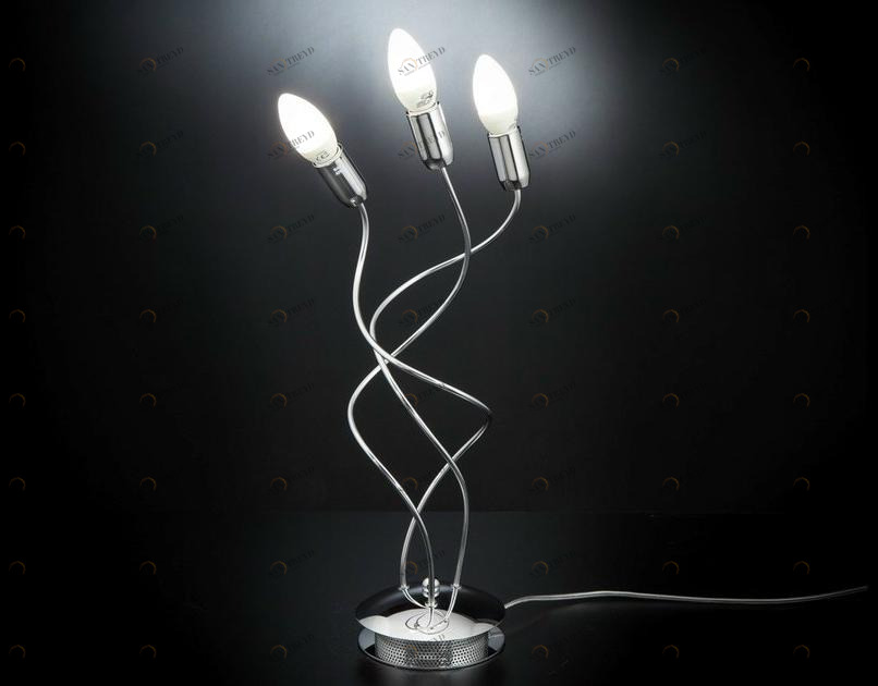 Metal Lux Настольная лампа из хромированного металла с гибким кронштейном Free spirit classic sun-id-1377168
