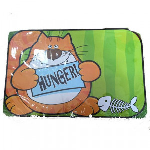 ПР0038111 Коврик под миску Tommy is hungry 28х43см, полипропилен Foxie