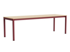 Прямоугольный стол с алюминиевыми или твердыми дубовыми ножками