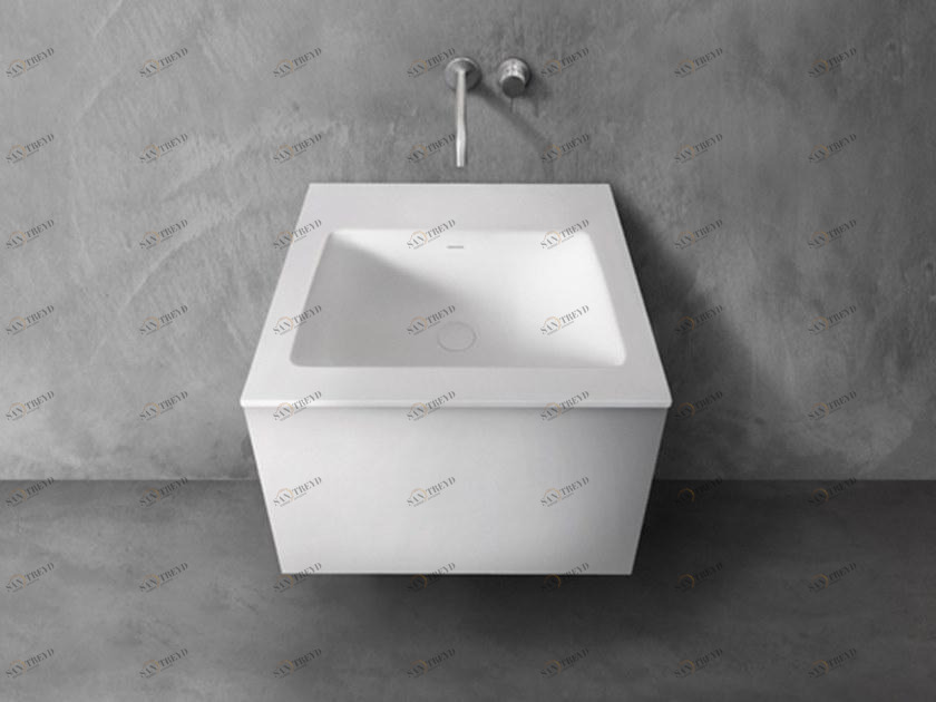 Sa0600 Накладная раковина на столешницу  овальная Blu Bathworks® 