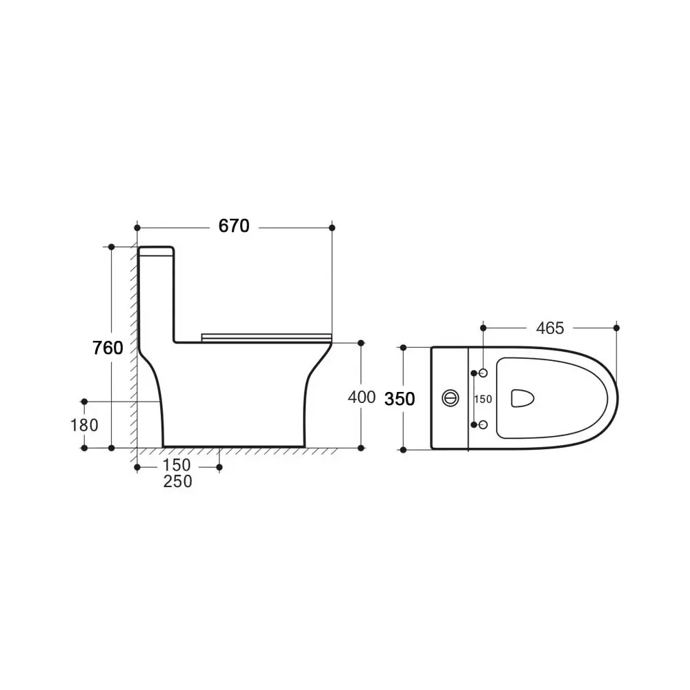 Унитаз-моноблок Aquatek Гелиос безободковый торнадо двойной смыв STLM-2163755 - Вид №11