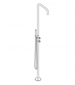 Aquaelite KINO CL031 E Душевая стойка отдельностоящая Ø 35 мм 