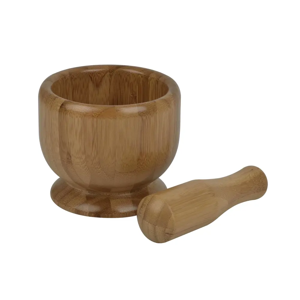 Ступка для измельчения BAO 4.2X16 см бамбук Santreyd STLM-2035771 - Вид №3