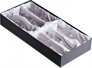 1049055 Cristal de Paris Набор фужеров для шампанского Cristal de Paris "Антоний" 180мл, 6 шт Хрусталь