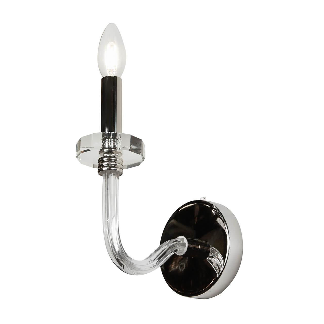 Бра металлическое никель Vibe Nickel W9474-1 ILAMP СВЕЧА 00-3949147 Никель  - Вид №1