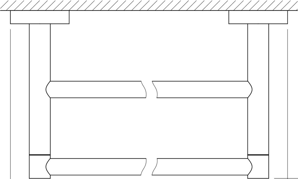 HAR 029 Штанга для полотенца двойная 40 cm ARTWELLE Harmonie - Вид №1
