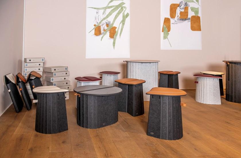 de Sede Круглый складной стол из фетра Ds-5010 sun-id-1419865 - Вид №4