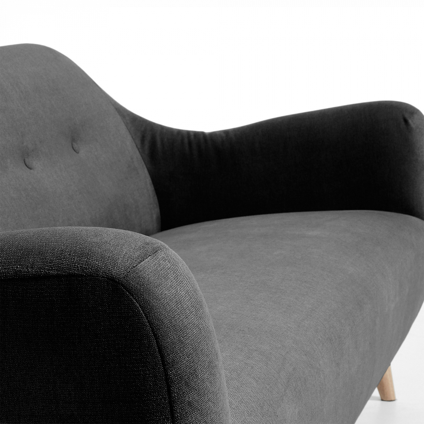051958 Диван 3х местный Opal темно-серый La Forma Orby  - Вид №1