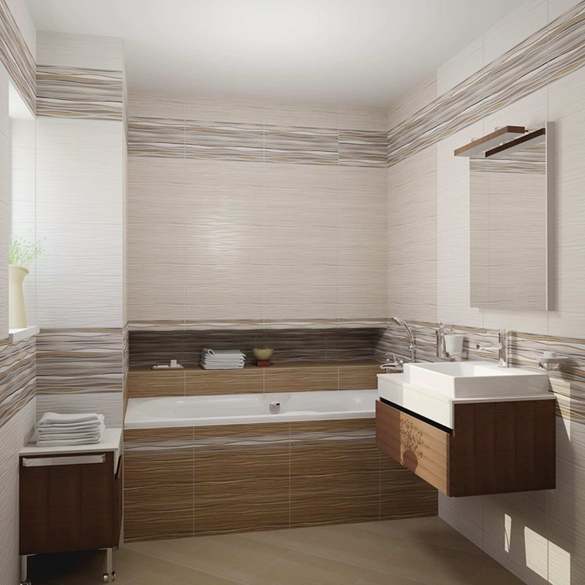 16295464 Бордюр « БД53ПЛ406» 50х6.7 см цвет коричневый Плессо Santreyd  - Вид №4