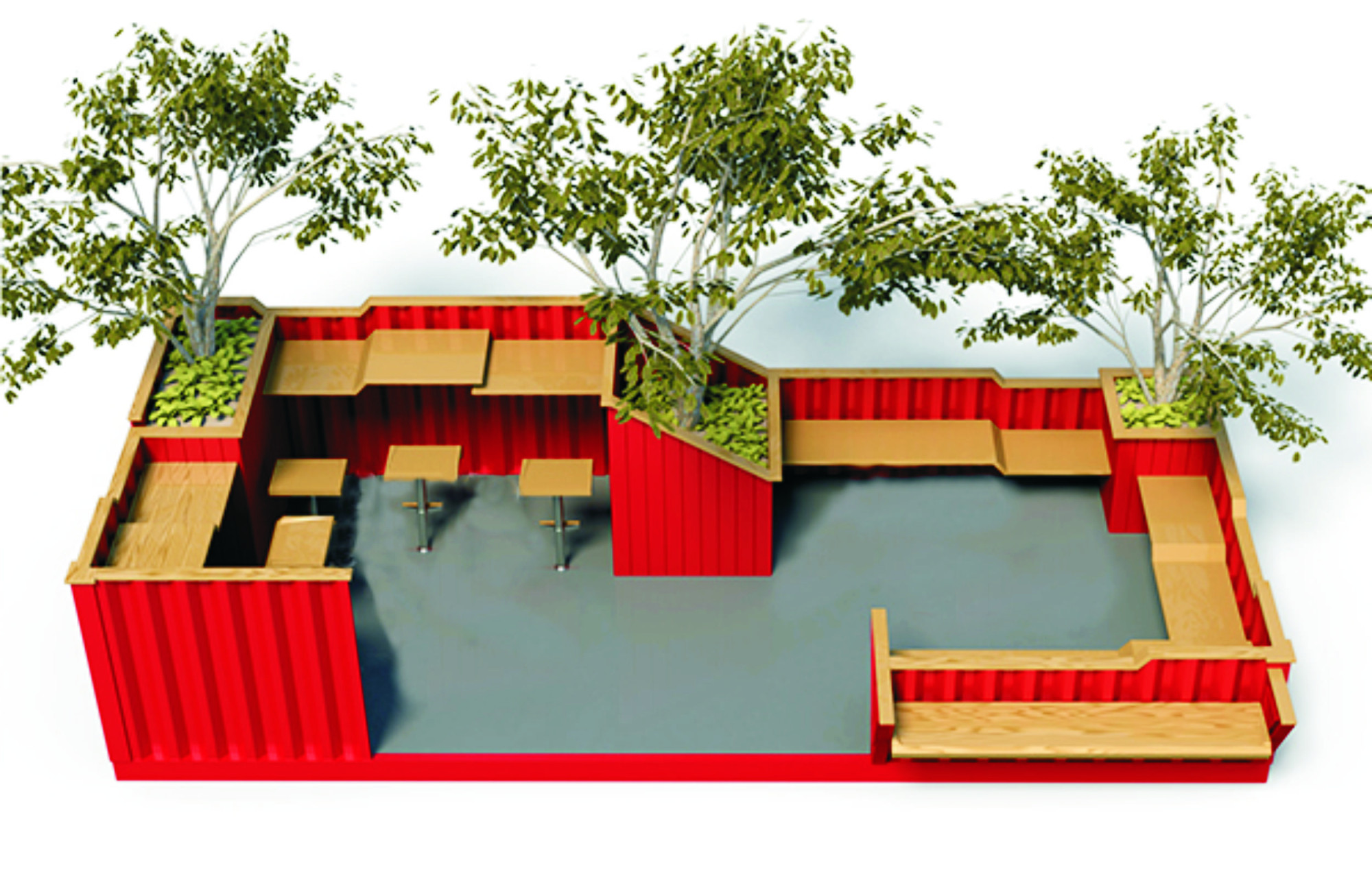 13461 АГОРА комфорт, парклет LAB.Space 