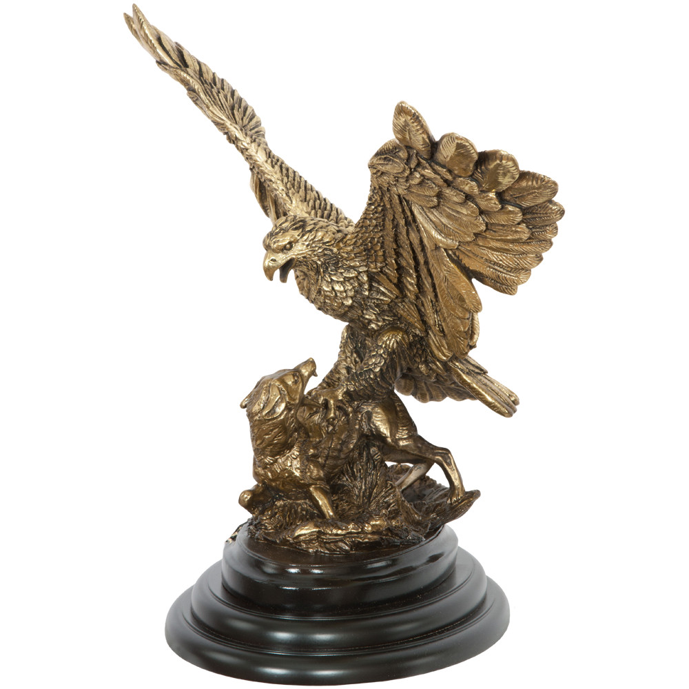 22430 Статуэтка Поединок орла с шакалом 2 Бронза BOGACHO 4627138235935 - Вид №5