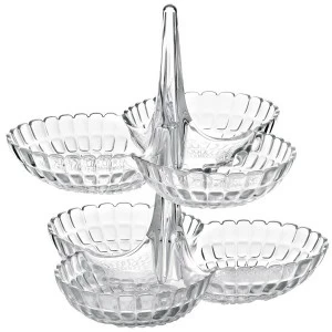 Менажницы прозрачные 2 штуки Tiffany GUZZINI ДИЗАЙНЕРСКИЕ 00-3869809 Прозрачный