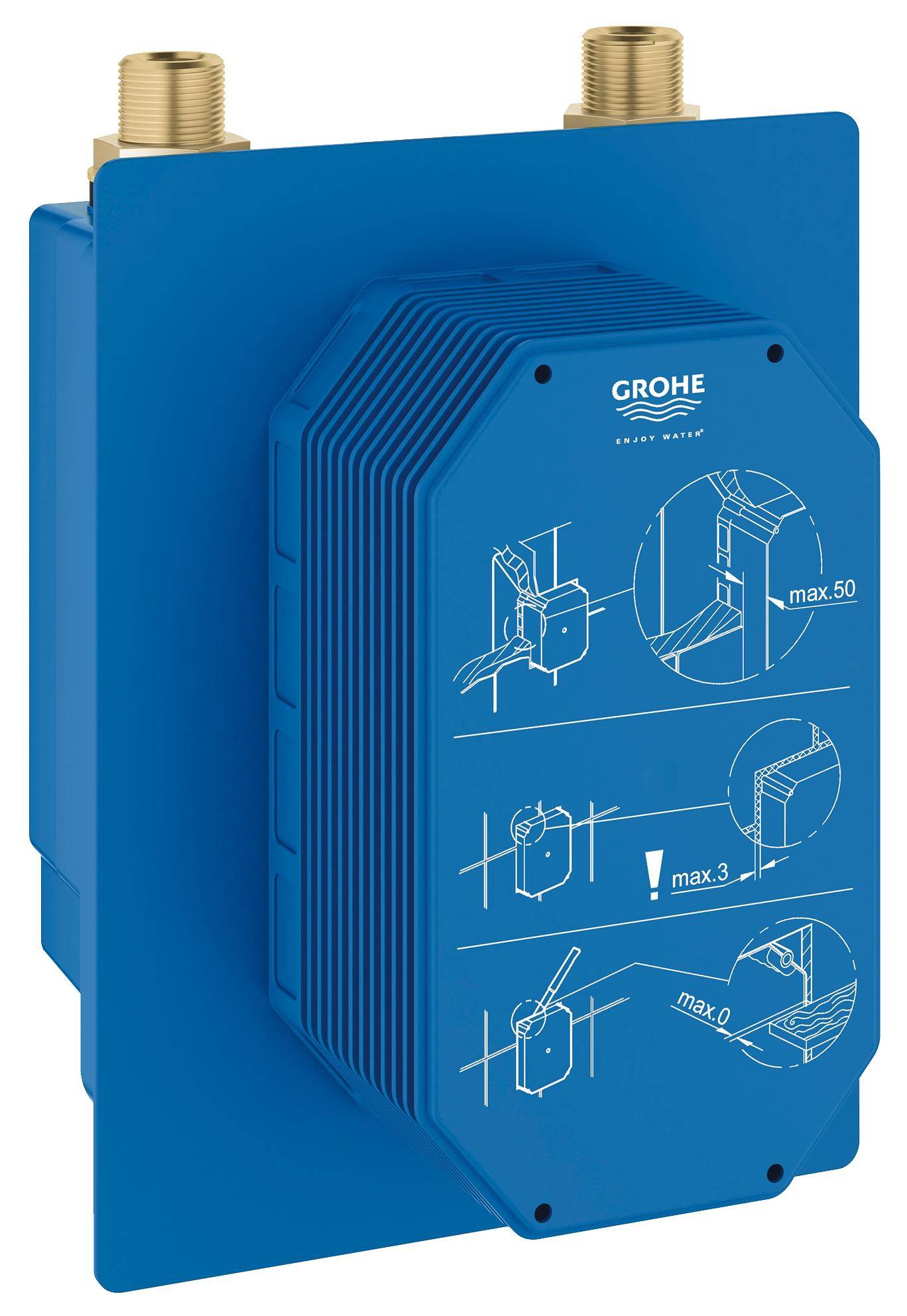 36339000 Монтажный ящик для Grohe хром 
