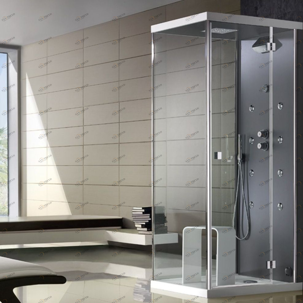 Душевая кабина приставная с гидромассажем и паровой баней Ice standart 100см Karolitalia BLUBLEUICESTANDART100