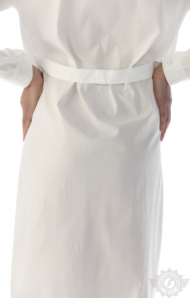 61684 Халат женский белый  Медицинская одежда  размер 36-38/158-164 Спецодежда  - Вид №5