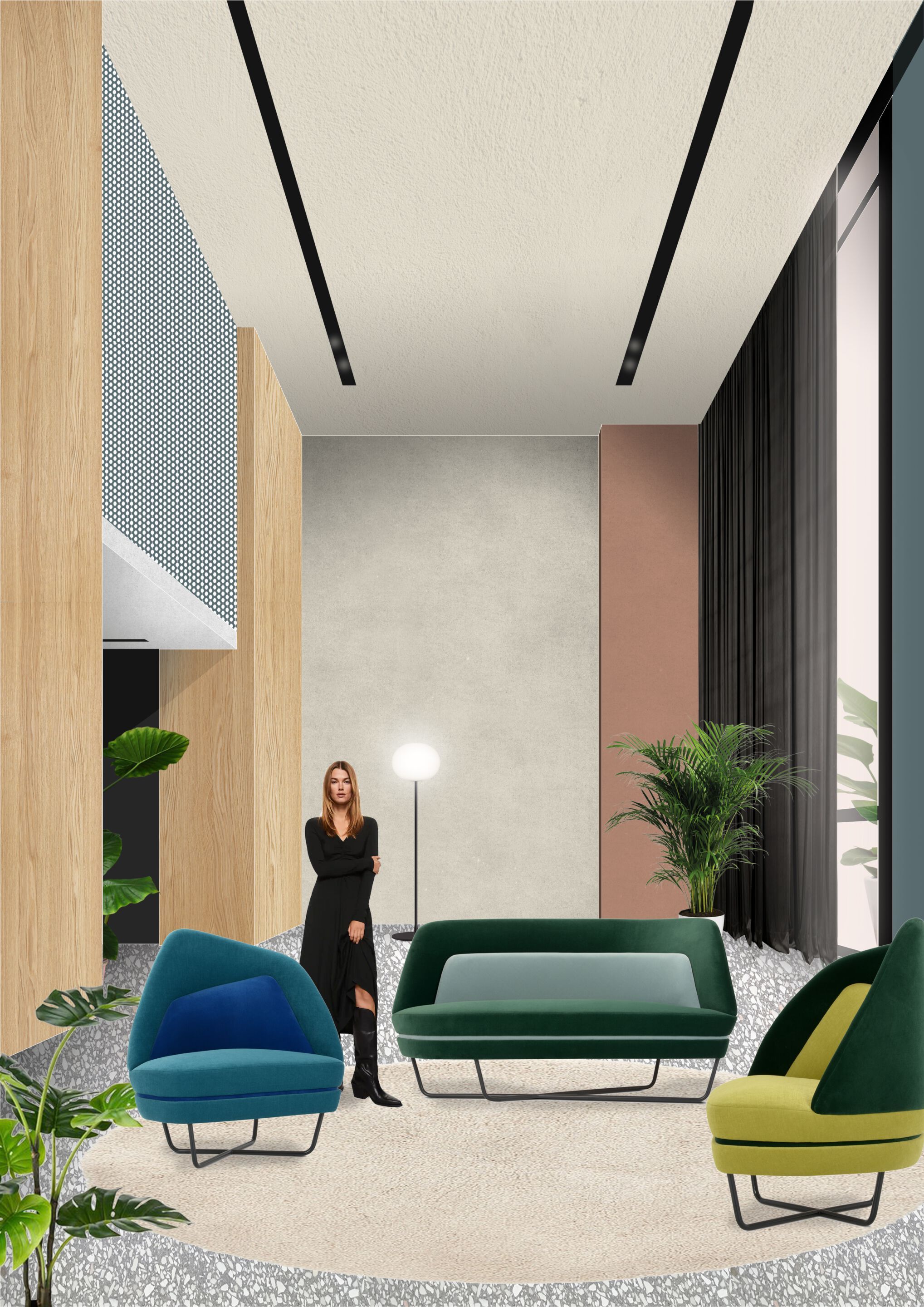 Бархатное кресло Adrenalina Bixib ARCH-00059753 - Вид №2