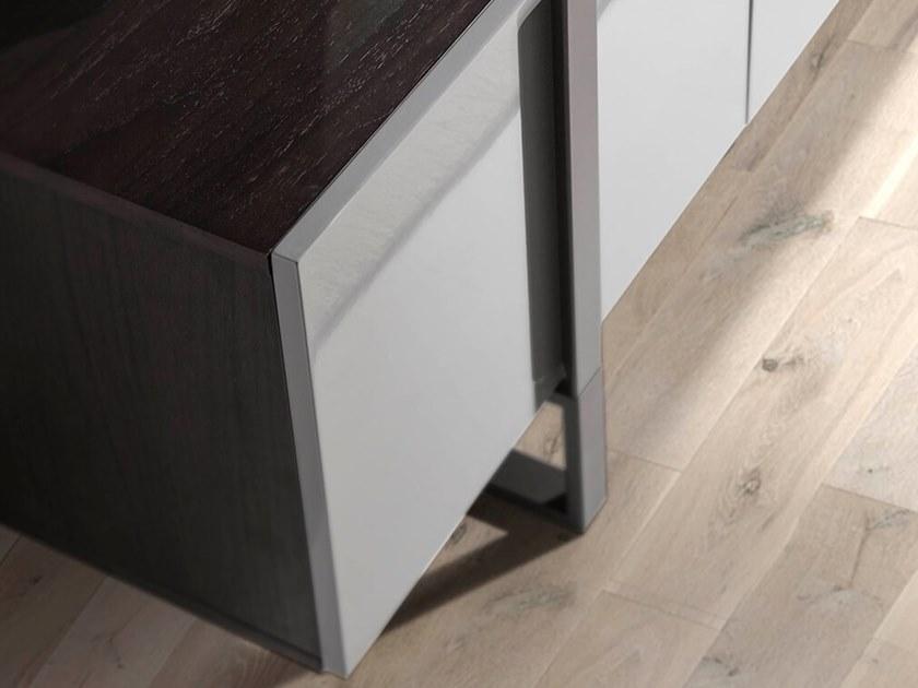 Angel Cerdá Тумба под телевизор из лакированной мдф с ящиками Loft tendencia 3106 cp1706-tv Angel Cerda - Вид №6