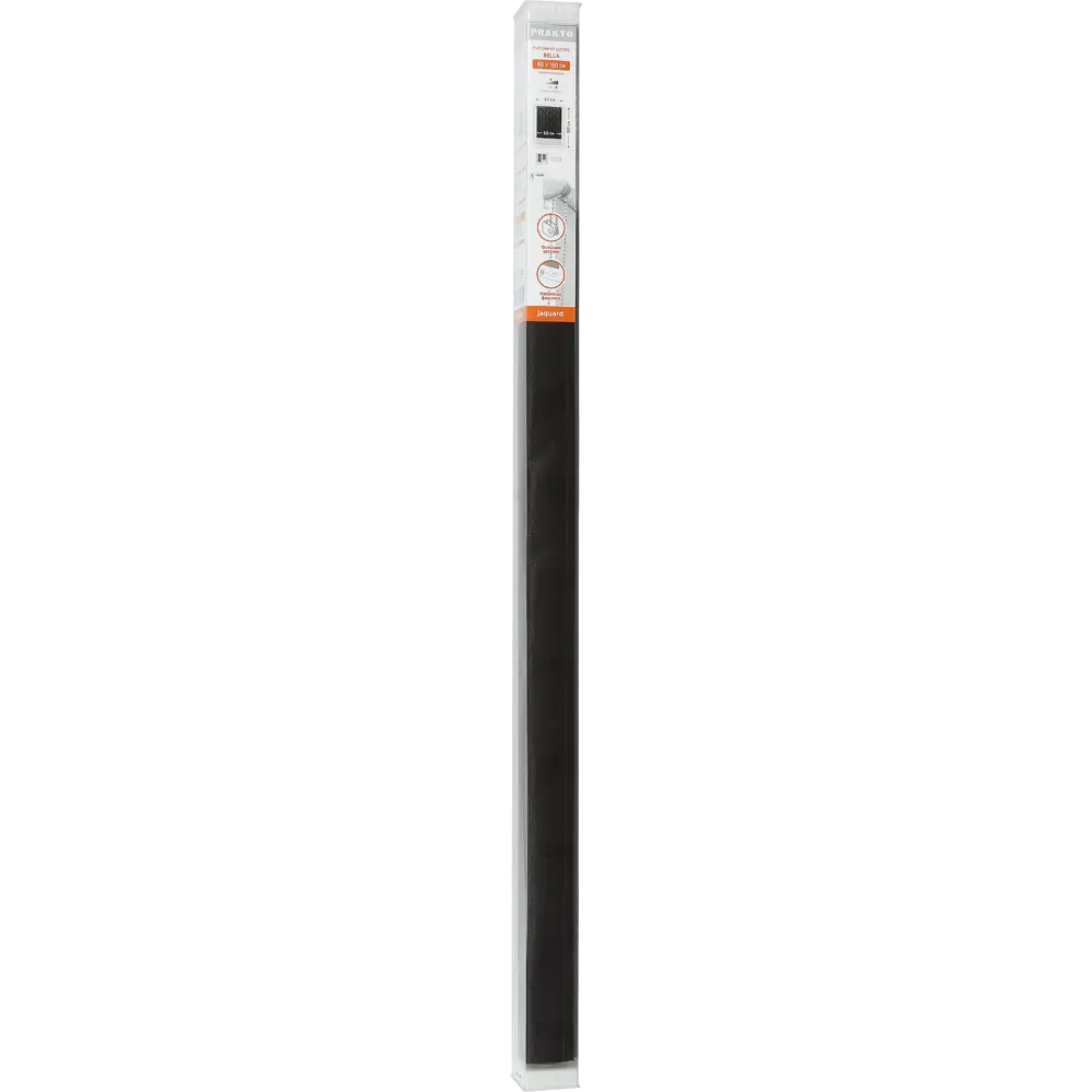 Штора рулонная Bella 180x175 см чёрная PRAKTO STLM-2038090 - Вид №5