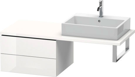 LC583801212 L-Cube Шкафчик для консоли Дуб брашированный, натуральный шпон Duravit - Вид №2