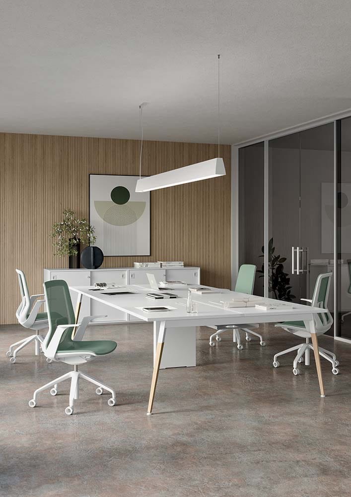 Вращающееся офисное кресло с колесами Quadrifoglio Group дизайн-офис ARCH-00081549 - Вид №9