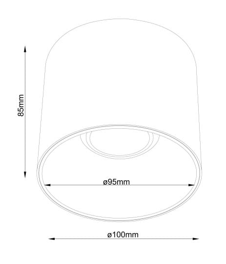 Круглый металлический потолочный светильник Maytoni Альфа ARCH-00035119 - Вид №43