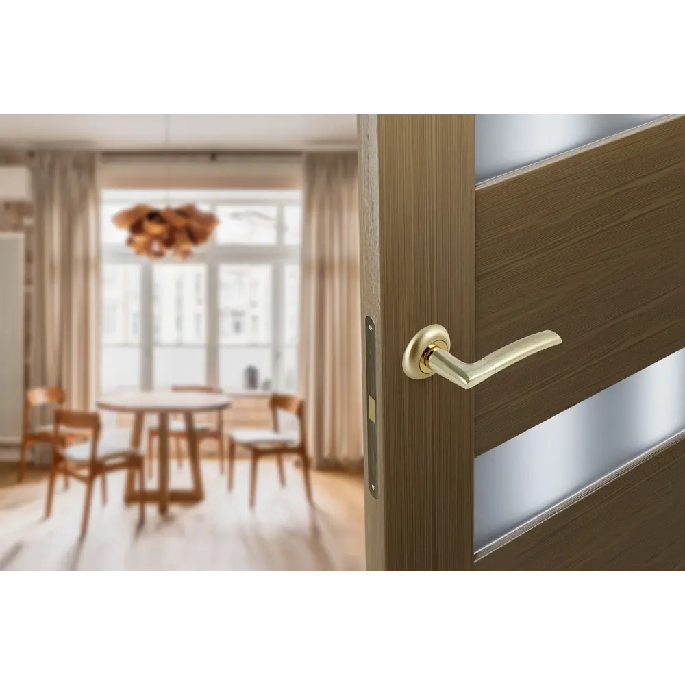 Дверные ручки EDSON EDS-15-Z01 золотые для межкомнатных дверей 85170614 STLM-0059413 - Вид №9