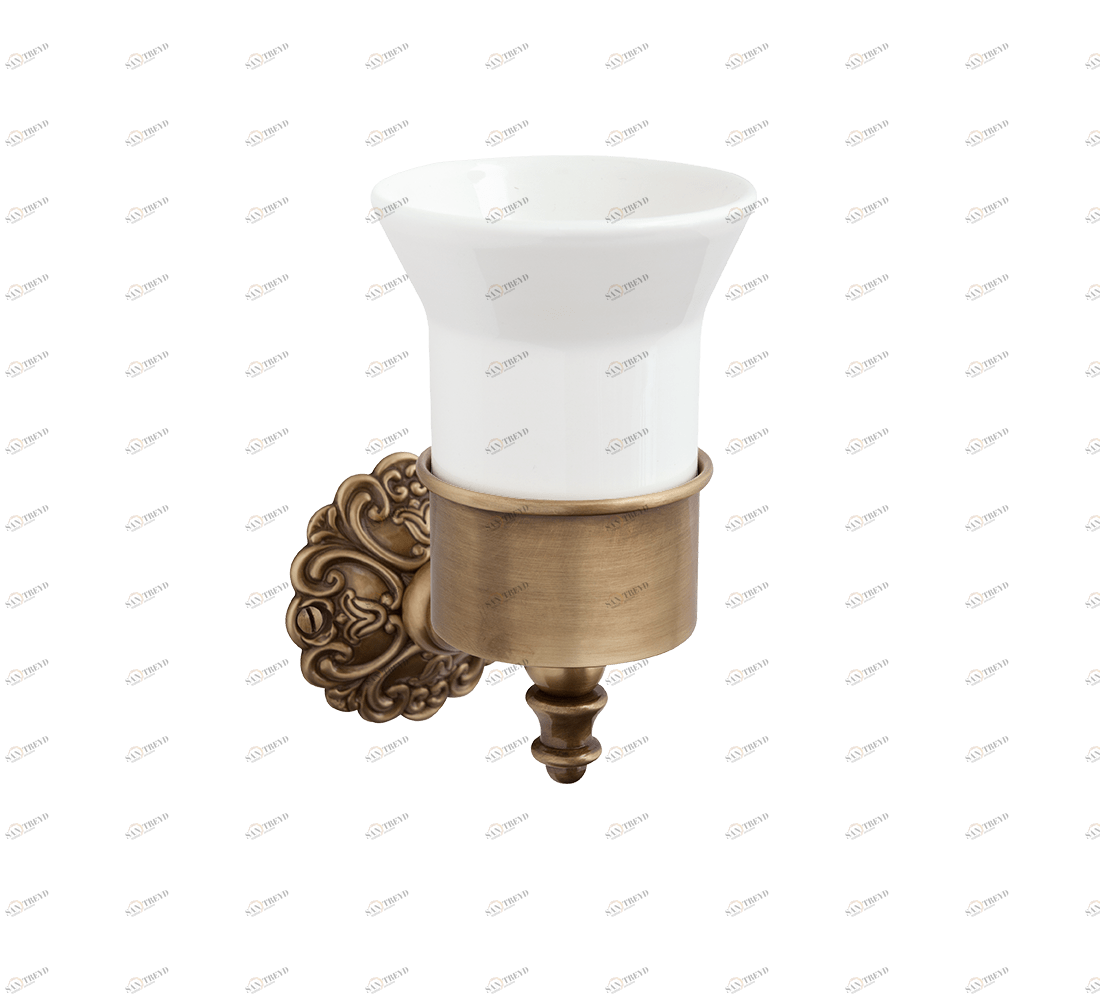 Gentry Home Настенный керамический подстаканник Ivy Бронза GH100567 