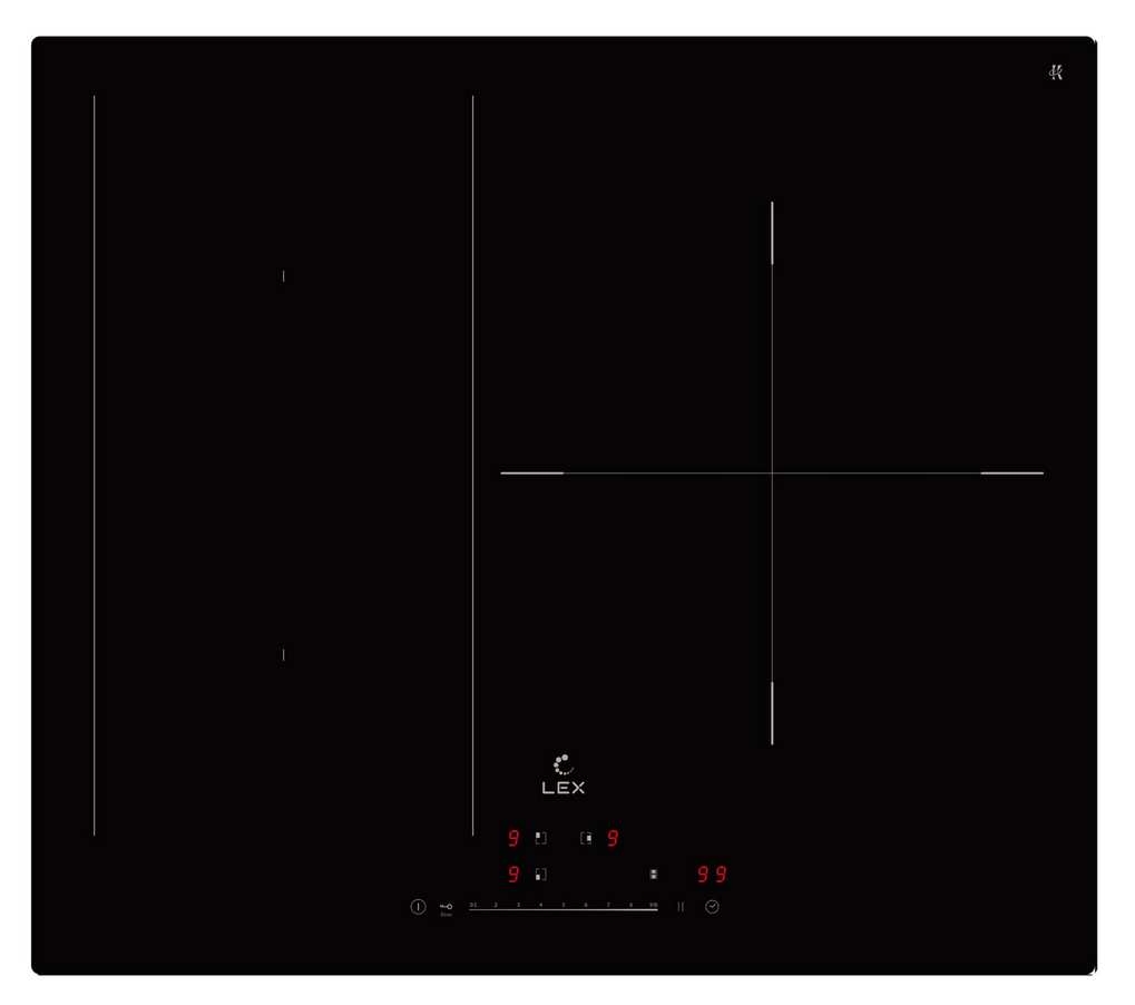 9156743 Индукционная варочная поверхность LEX EVI 631A BL STDN-0070633