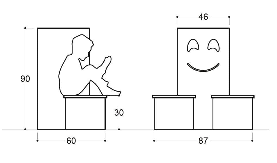 Сиденье с плантатором для детей DIMCAR TUBETTO ARCH-00078373 - Вид №2