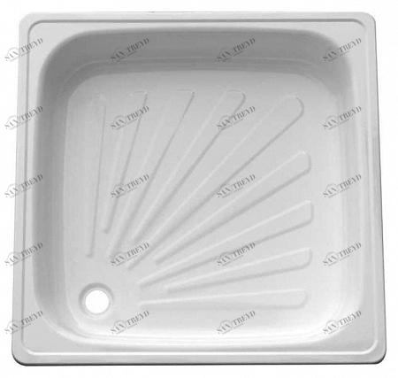 Душевой поддон стальной  River 80x80x13см River Santex 7214