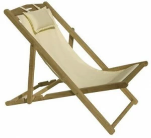 Il Giardino di Legno Складной шезлонг из тикового дерева Venezia 507