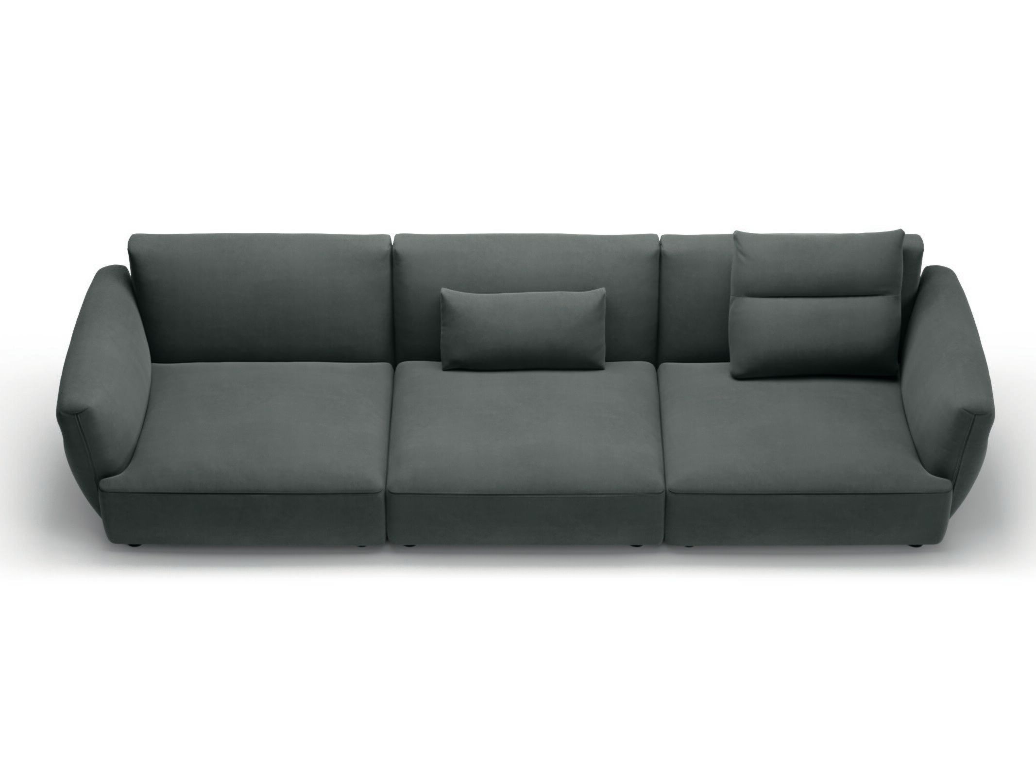 3-местный тканевый диван Natuzzi Italia Герман ARCH-00000891