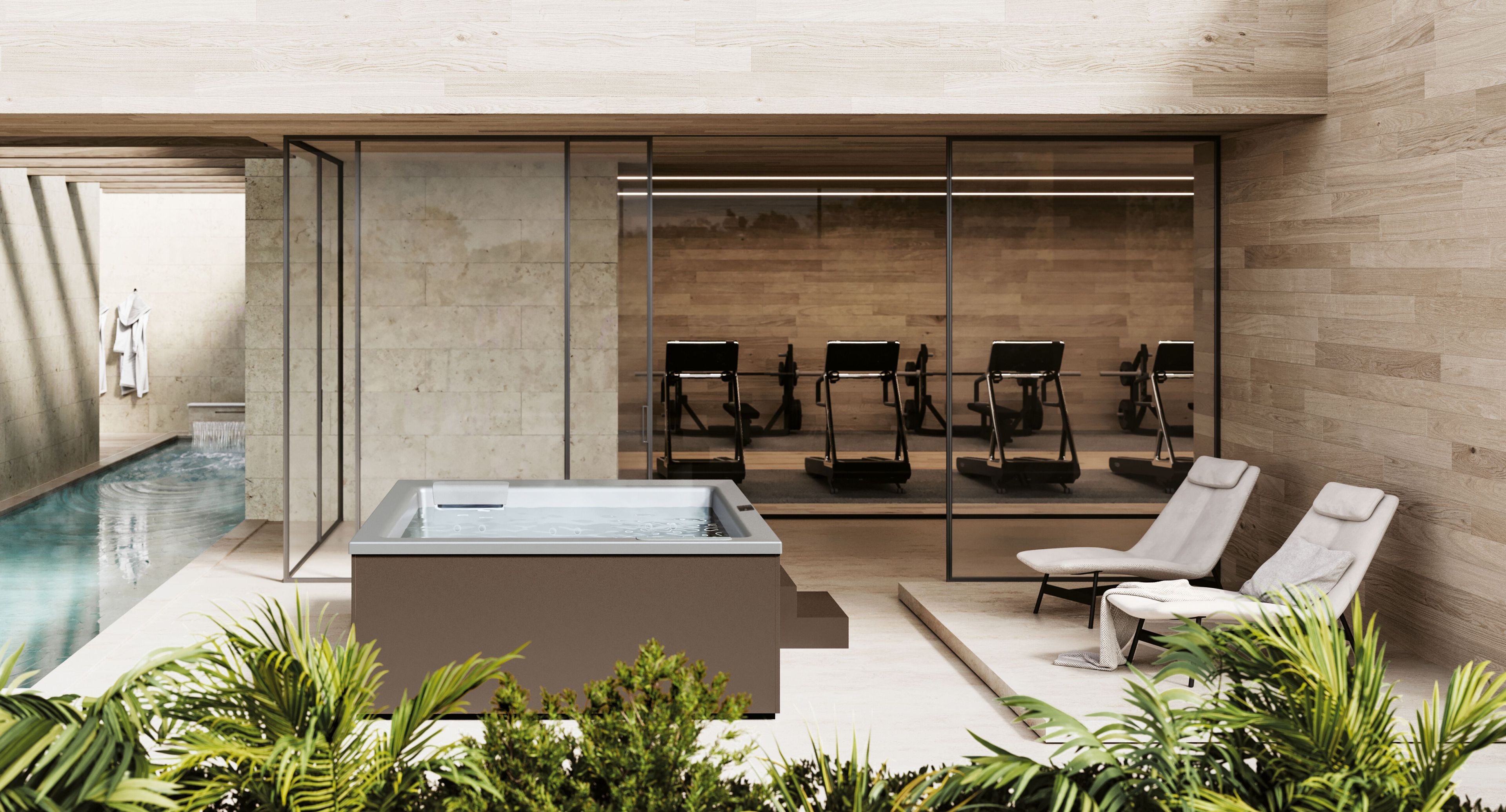 4/5 местный прямоугольный надземный мини-бассейн DISENIA HELBA 240 ARCH-00151112 - Вид №1