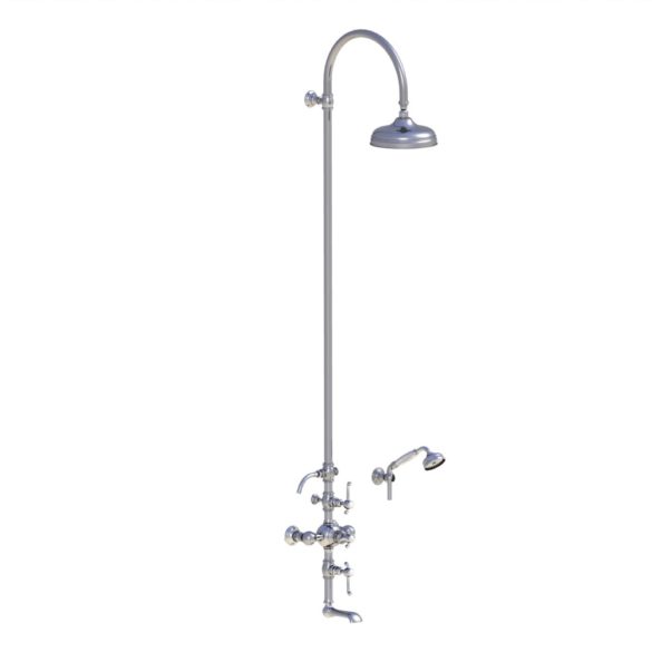 07.754 Настенный термостатический смеситель для ванны / душа в сборе HORUS Range Montmartre 