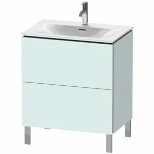 LC659600909 Тумбочка напольная L-Cube #LC6596 720 x 481 мм Светло-голубой матовый декор