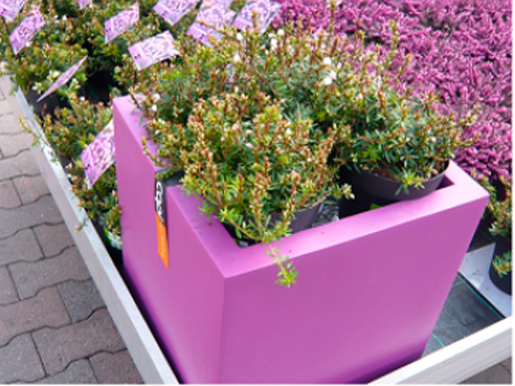 Кашпо коллекции "Ардена" АD-01-43 80/80/60 ГеоПластБорд GPBST-65 - Вид №5