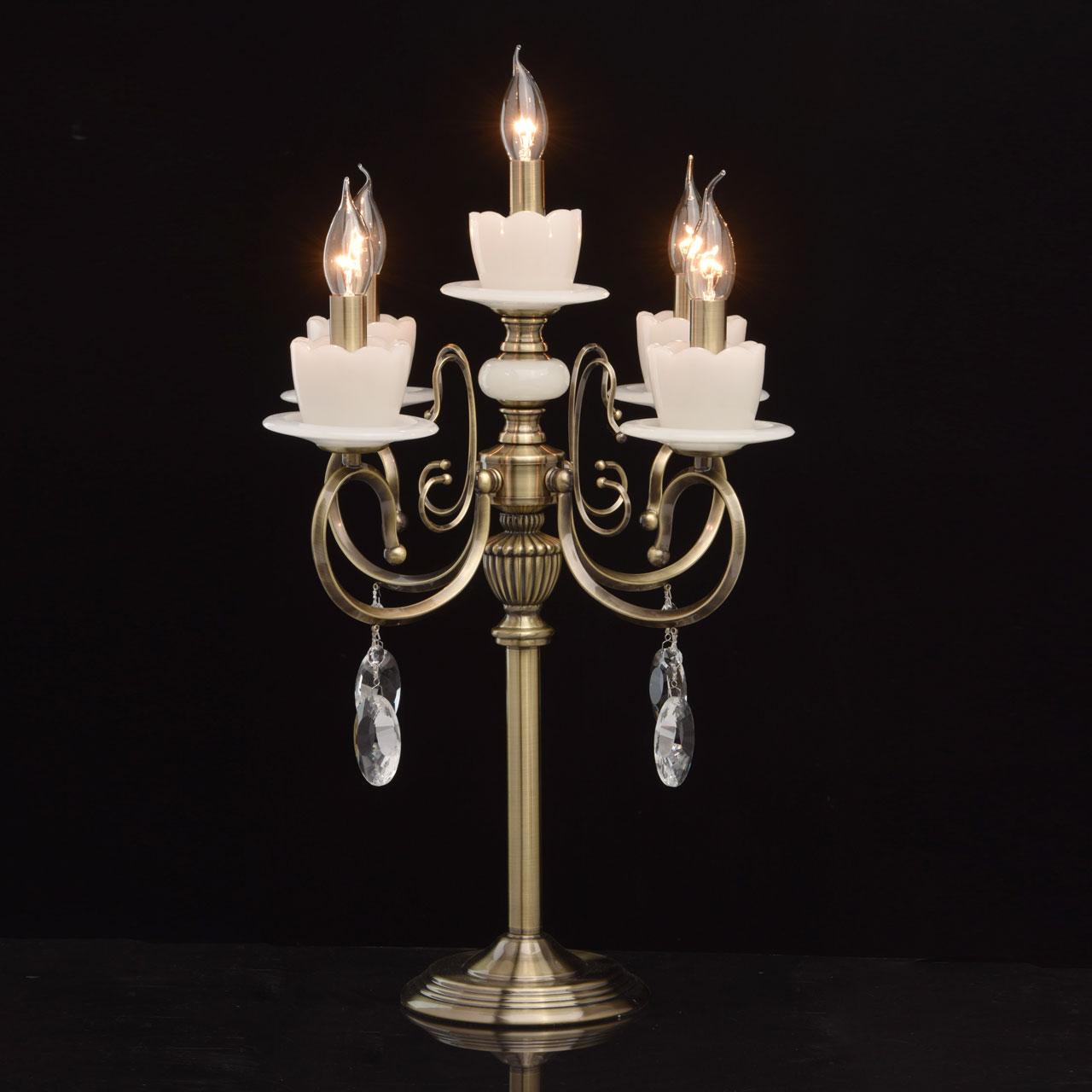 Настольная лампа MW-Light Свеча 32 683030605 MW-LIGHT СВЕЧА 195171 Белый;бронза  - Вид №2