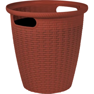 Кашпо для цветов Ingreen Rattan ø38 h37.8 см v30 л пластик терракотовый 85114205 STLM-2207284