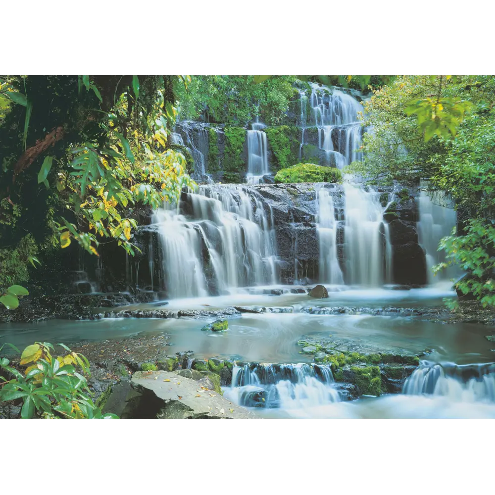 Фотообои бумажные, 368х254 см, KOMAR Водопад Pura Kaunui Falls STLM-2044883