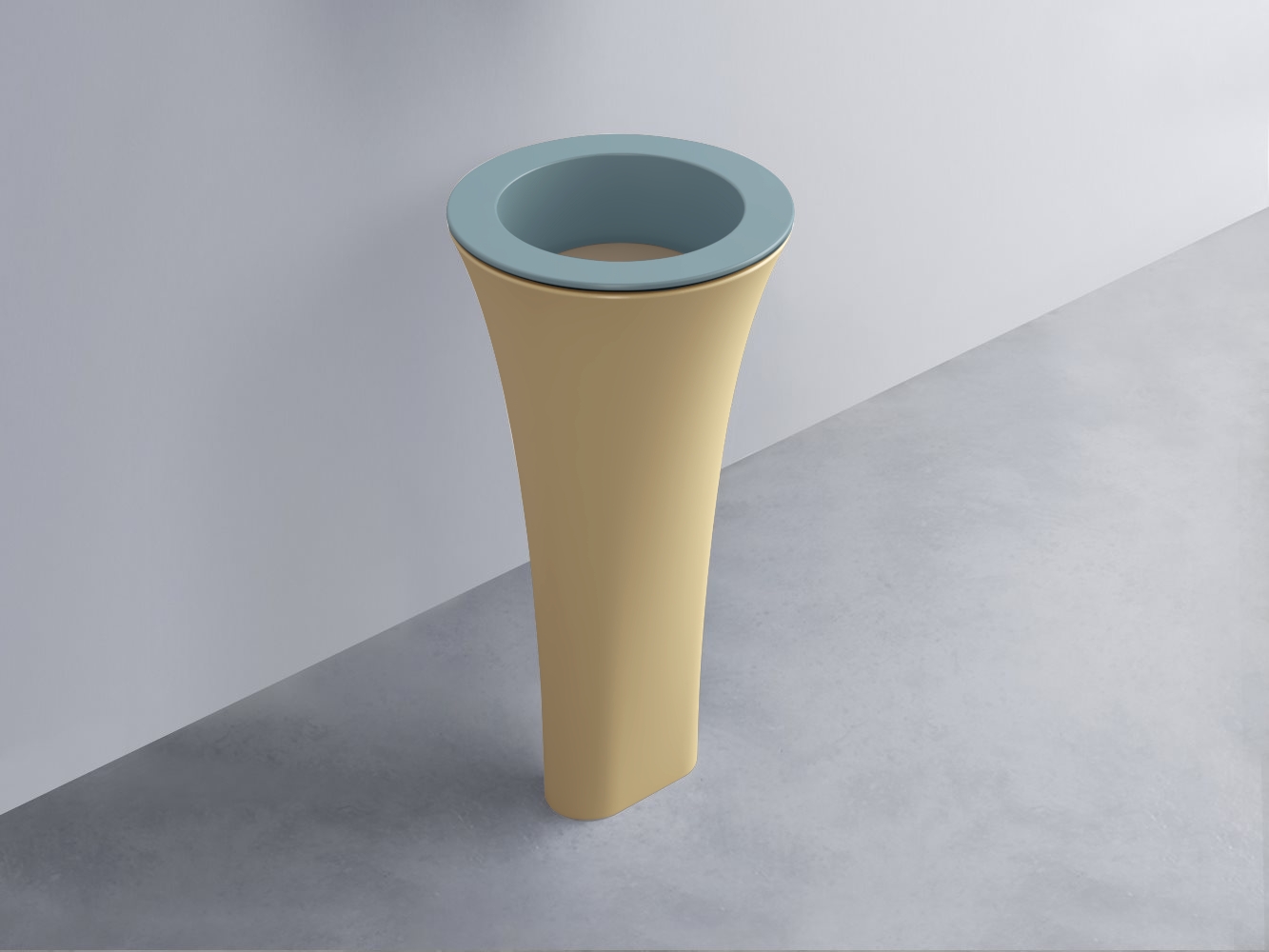 AMLA45-PL+AMPILT-AN+AMCOLT-CN Раковина Amedeo Tondo отдельностоящая cielo Enjoy + Amedeo Ceramica Cielo