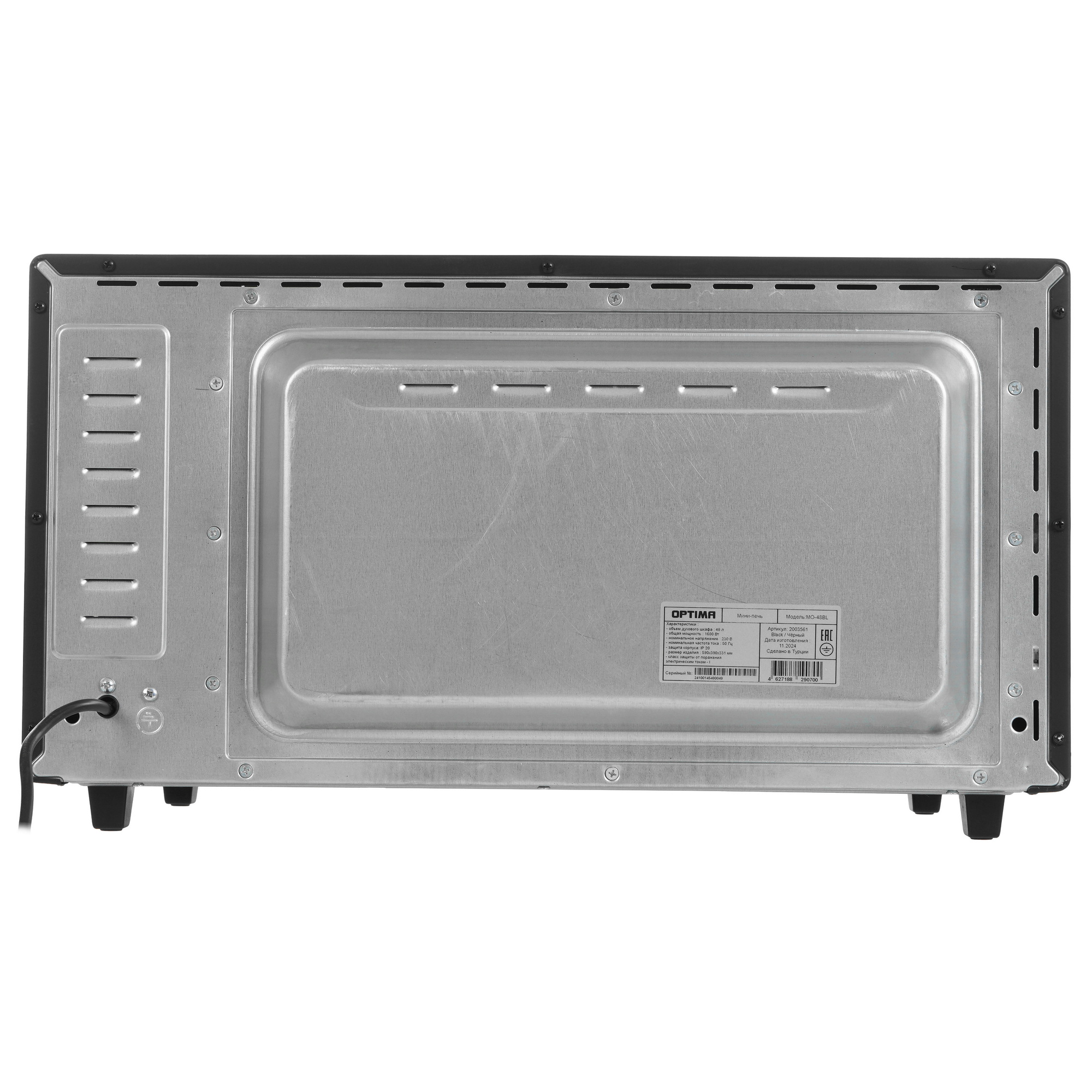 9269535 Мини-печь OPTIMA MO-48BL черный STDN-0014141 - Вид №6