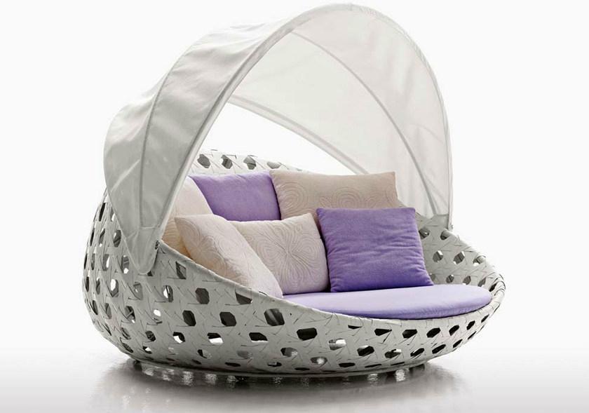 B&B Italia Outdoor 2-х местный садовый диван из полиэтилена Canasta sun-id-1456682 - Вид №1