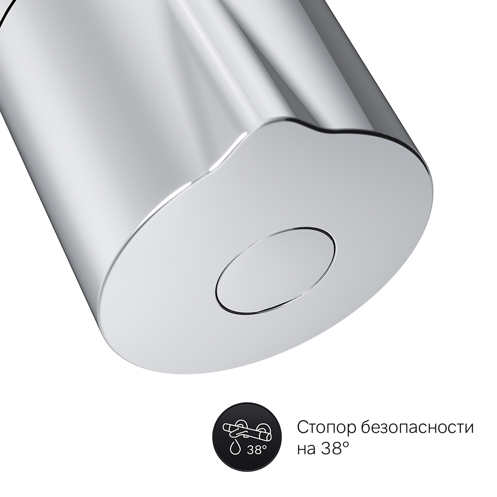 F8040000 смеситель д/душа с термостатом хром шт AM.PM Like - Вид №6