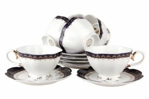 Чайный сервиз Cobalt 2 КОРАЛЛ COBALT 029660 Белый