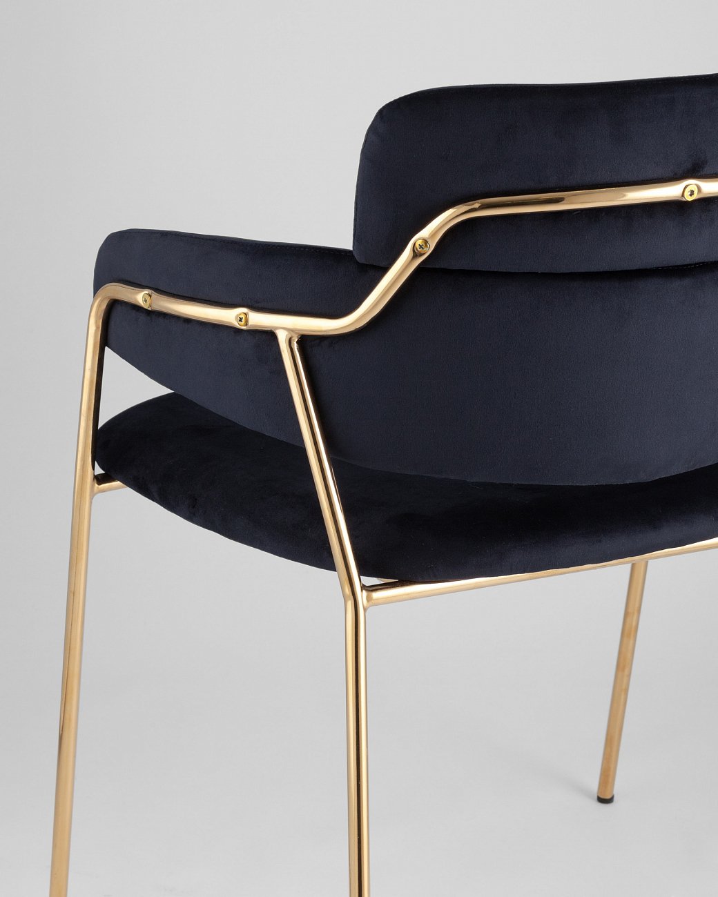 Стул со спинкой синий "Полин" STOOL GROUP ДИЗАЙНЕРСКИЕ, ИНТЕРЬЕРНЫЕ 00-3946264 Синий  - Вид №6