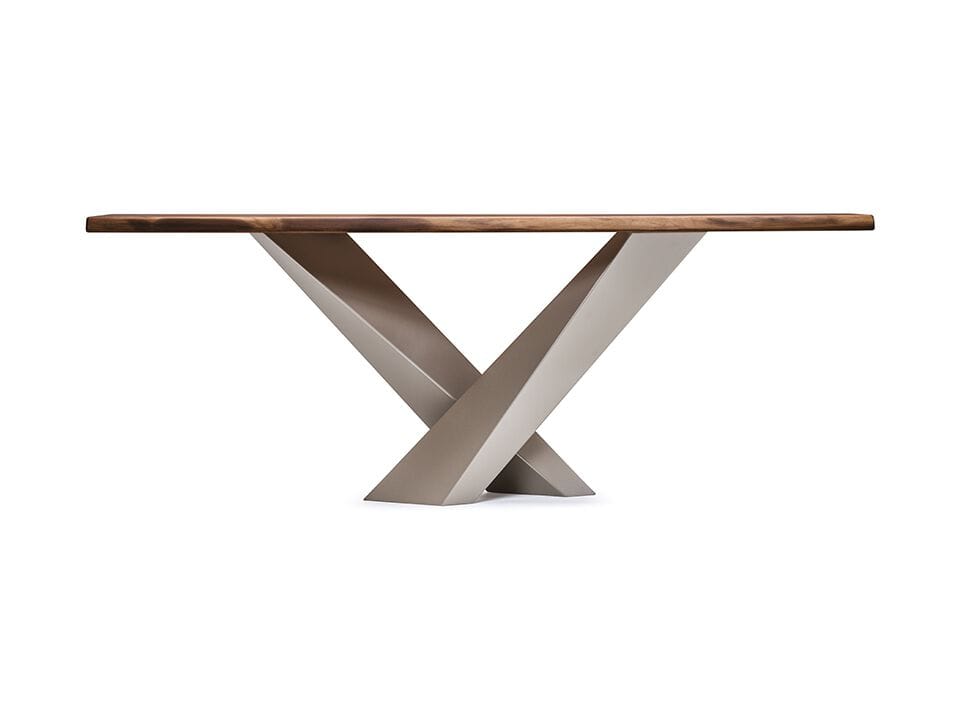 Прямоугольная консоль из стали и дерева Cattelan italia Stratos ARCH-00023194 - Вид №1