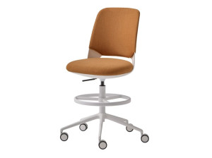 Регулируемая высота ткани поворотный офисный стул с колесами