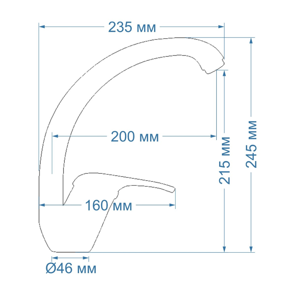 Кухонные смесители Marble SSC-801 Серый (10) SEAMAN - Вид №2